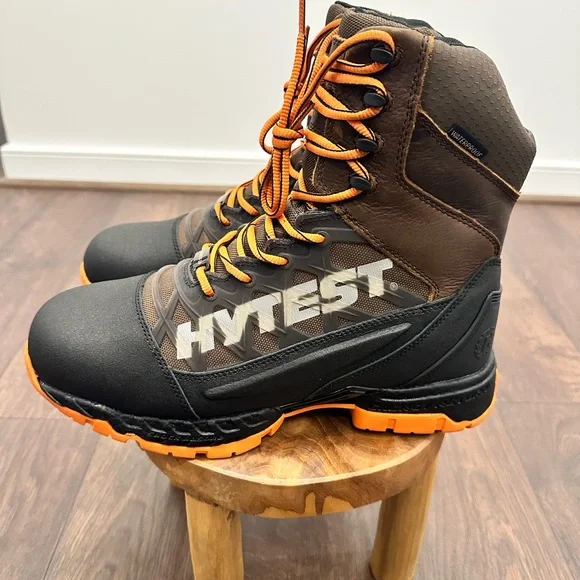 Hytest Men\'s FootRests 2.0 Charge Safety Waterproof Thinsulate Boots, Size 10 Amazon.com | HyTest FootRests 2.0 Charge Waterproof Nano Toe  main image 3